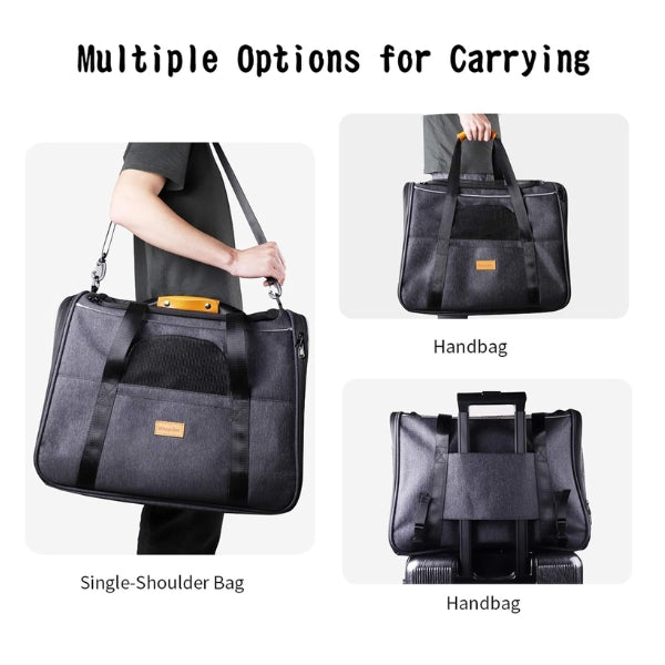 Morpilot Foldable Pet Dog and Cat Carrier Bag, Oxford Fabric Transport bag