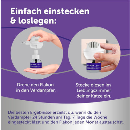 FELIWAY® Optimum Starter Set, Anti-Stress Cat Evaporator