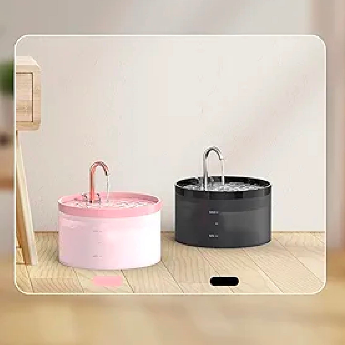 Cat Fountain, Super Silent Cat Drinking Fountain, Giotohun 2L Cat Drinking Fountain, Built-in LED Light