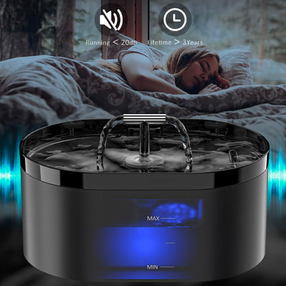 Cat Fountain, Drinking Fountain for Cats, 2.2 L, Cat Fountain for Cats,