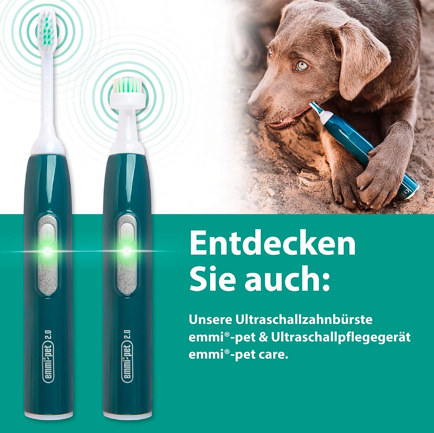 Emmi-pet 1 x Orozyme Dental Care Gel for Dogs and Cats with Self-Cleaning Function I Toothpaste