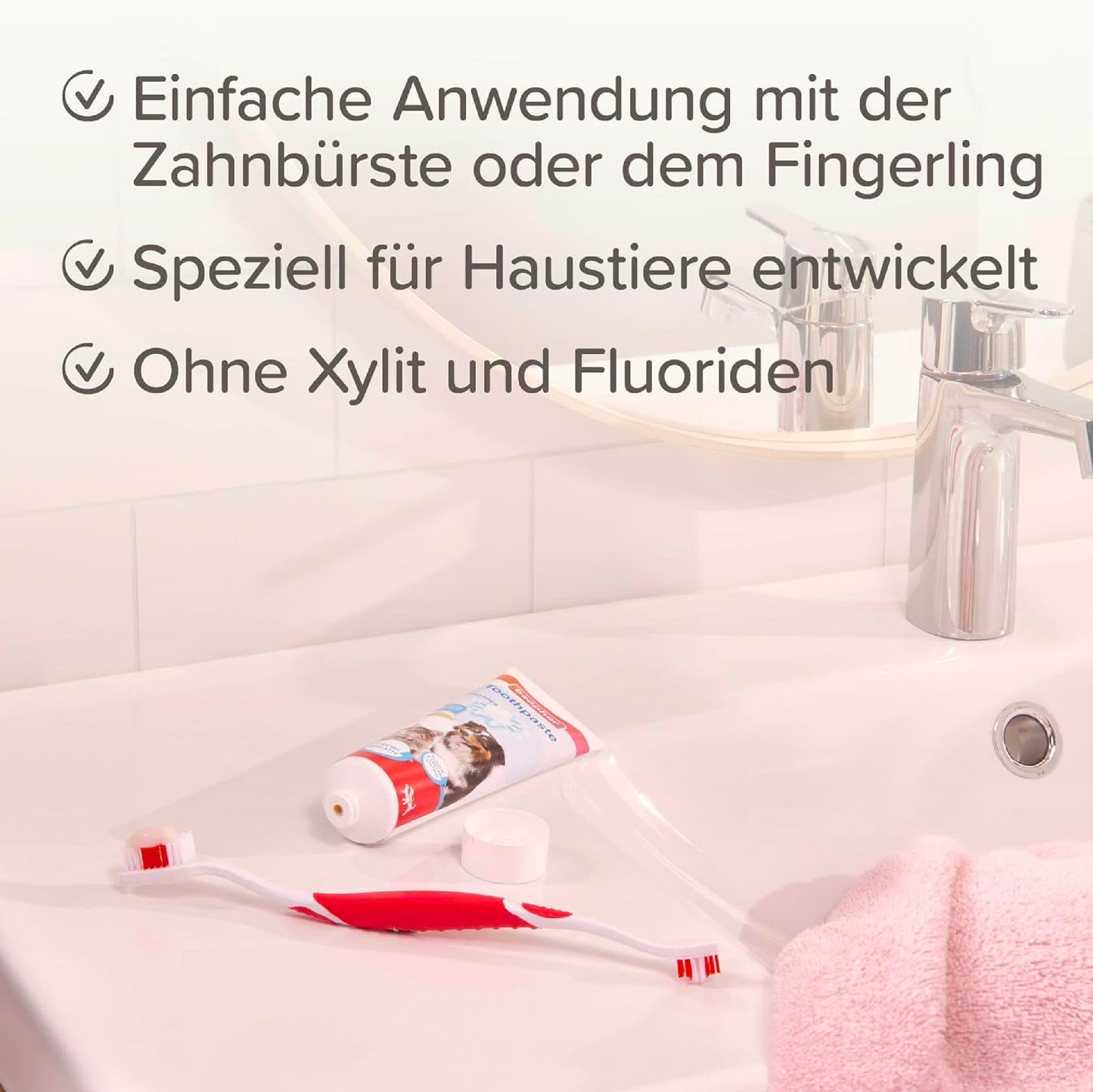 Beaphar Toothpaste for Dogs and Cats, Protects against Plaque