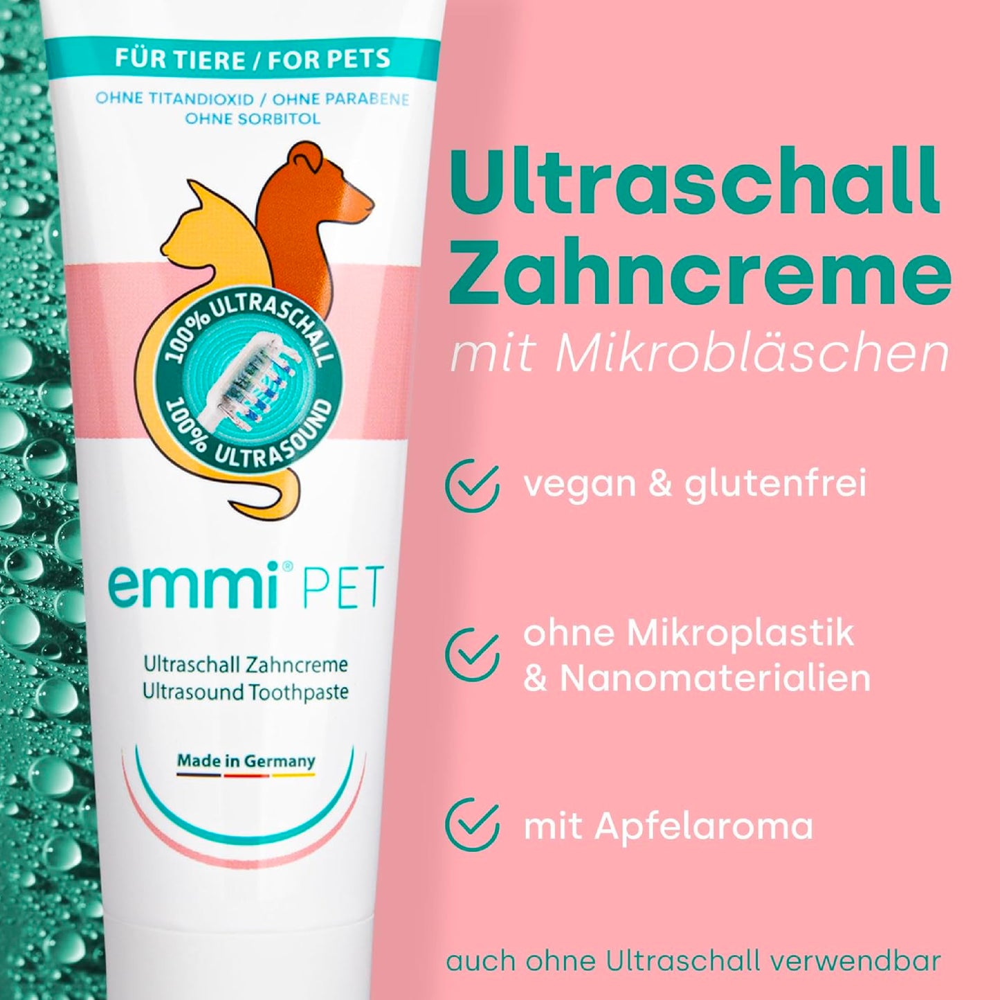 Emmi-pet Dog Toothpaste for Ultrasonic Toothbrush