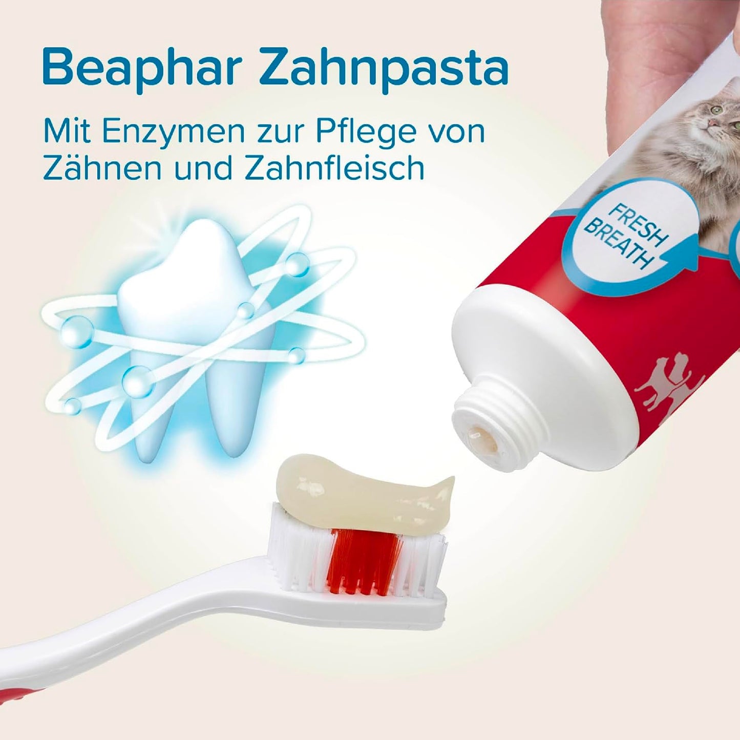 Beaphar Toothpaste for Dogs and Cats, Protects against Plaque