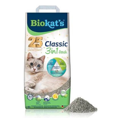 Gimborn Biokat's Classic Fresh 3-in-1 Scented Clumping Cat Litter