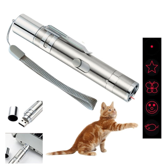 EASERIA LED Pointer Cat Toy, Pointer with USB Rechargeable, 7 in 1 and 5