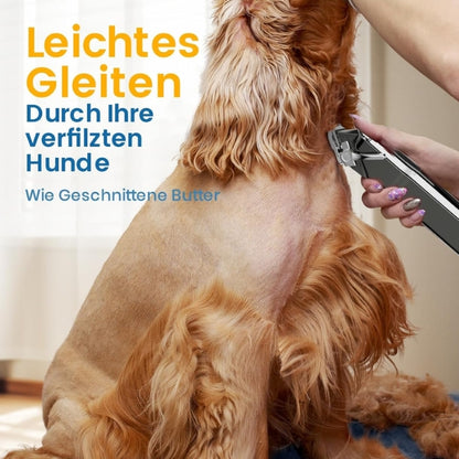 Oneisall Quiet Dog Clipper for Dense Fur, IPX7 Waterproof Clippers for Dog/Cat