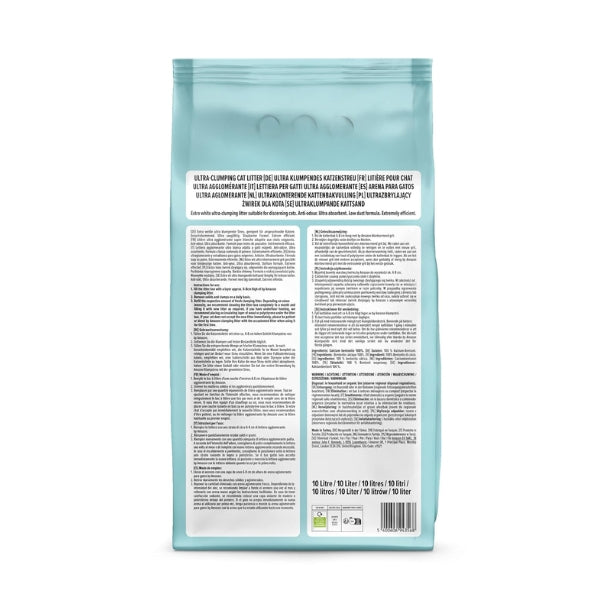 White Ultra Clumping Litter for Cats 10 L