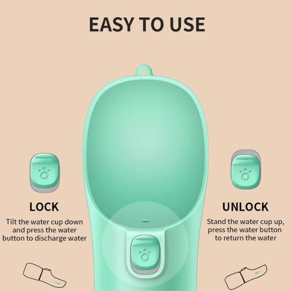 Newaner Dog Water Bottle, Leak-proof Portable Puppy Water Dispenser