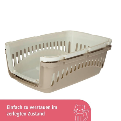 Kerbl Expedion 81346 Pet Transport Box / 45 x 30 x 30 cm / with Plastic