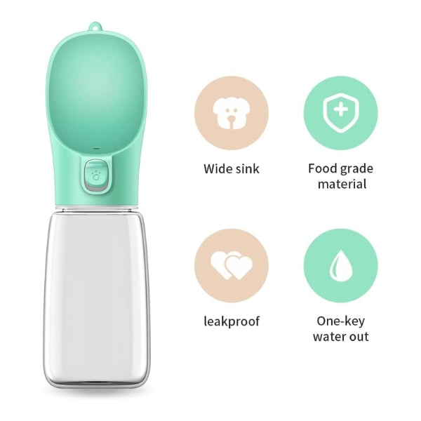 Newaner Dog Water Bottle, Leak-proof Portable Puppy Water Dispenser