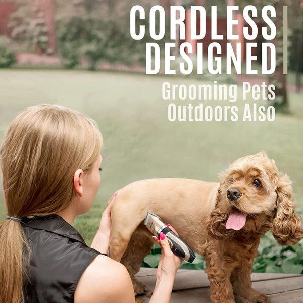 Oneisall Quiet Dog Clipper Professional Clipper Dog Cat Pet Hair Clipper Electric Dog