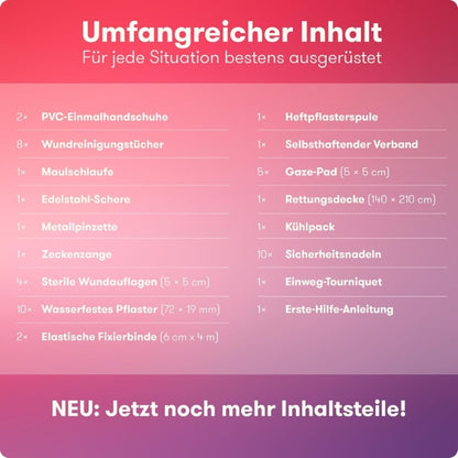 PURAHELP® First Aid Kit for Dogs and Cats [51 Pieces]