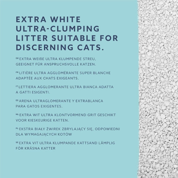 White Ultra Clumping Litter for Cats 10 L