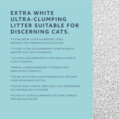 White Ultra Clumping Litter for Cats 10 L