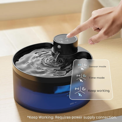 Wireless Cat Fountain: 3.2 L Drinking Fountain for Cats