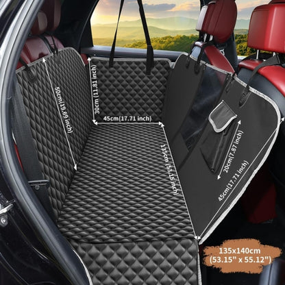 KYG Dog Blanket Car Rear Seat Cover Dog Back Seat Side Protection