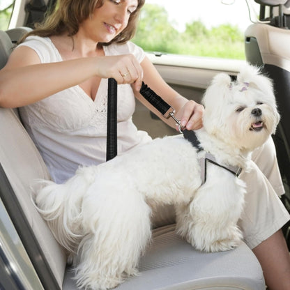 Nutabevr Pack of 2 Dog Belt for Car, Length Adjustable Dog Seat Belt
