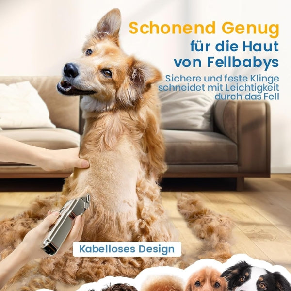 Oneisall Quiet Dog Clipper for Dense Fur, IPX7 Waterproof Clippers for Dog/Cat