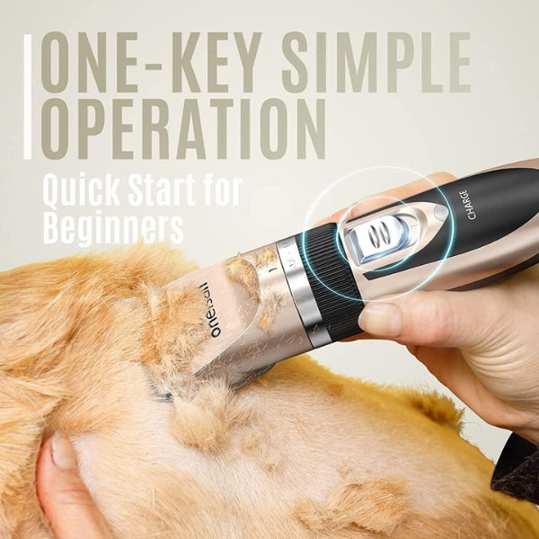 Oneisall Quiet Dog Clipper Professional Clipper Dog Cat Pet Hair Clipper Electric Dog