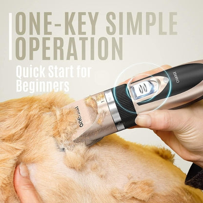 Oneisall Quiet Dog Clipper Professional Clipper Dog Cat Pet Hair Clipper Electric Dog