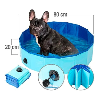 Sweetypet Pool: Foldable dog pool with non-slip base