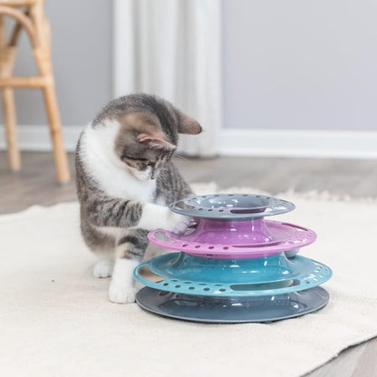 Trixie Cat Circle Tower Catch The Balls, Plastic