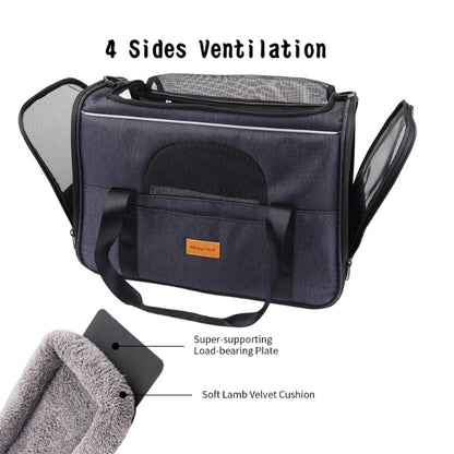Morpilot Foldable Pet Dog and Cat Carrier Bag, Oxford Fabric Transport bag