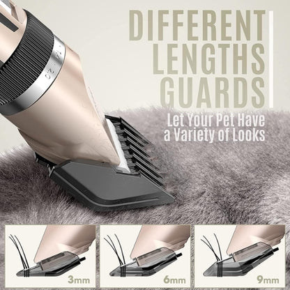 Oneisall Quiet Dog Clipper Professional Clipper Dog Cat Pet Hair Clipper Electric Dog