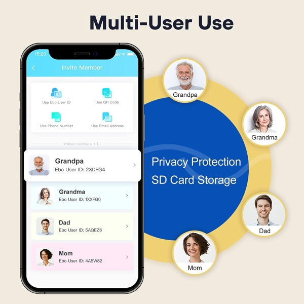 Enabot EBO SE Pet Cameras with EBO ROLA-PET App