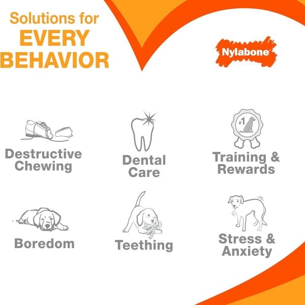 Nylabone, Puppy Chew Bone and Dental Care Toy for Teething Puppies