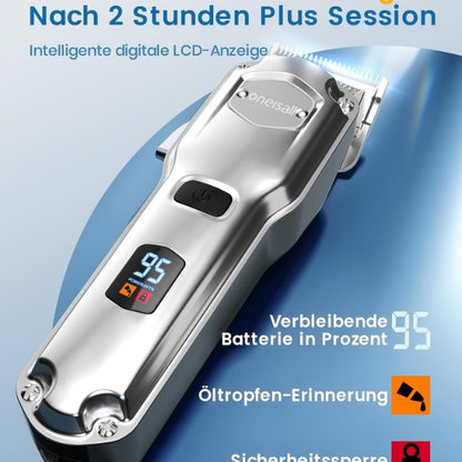 Oneisall Quiet Dog Clipper for Dense Fur, IPX7 Waterproof Clippers for Dog/Cat