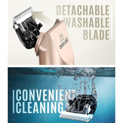 Oneisall Quiet Dog Clipper Professional Clipper Dog Cat Pet Hair Clipper Electric Dog