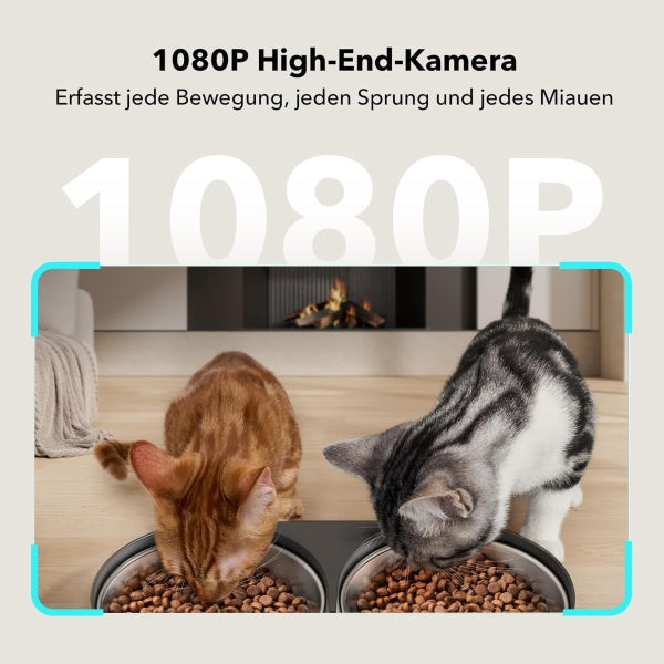 PETLIBRO 5L Automatic Cat Feeder 2 Bowls with 1080P Camera