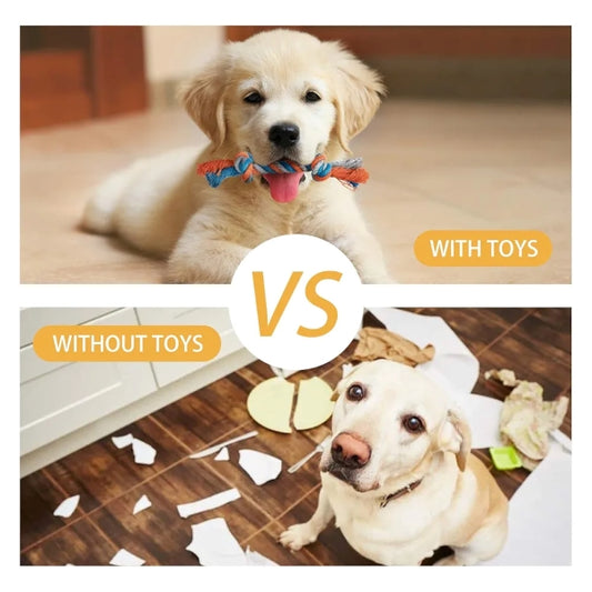 Toozey Puppy Toys - 7 Pieces Durable Dog Toys for Puppies / Small Dogs