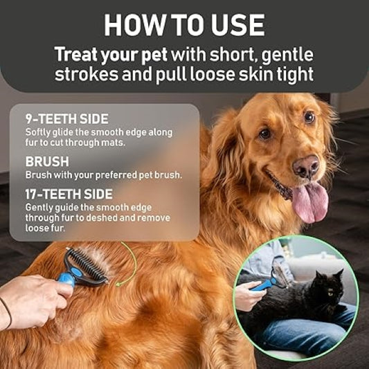 Maxpower Planet Double-Sided Dog Brush