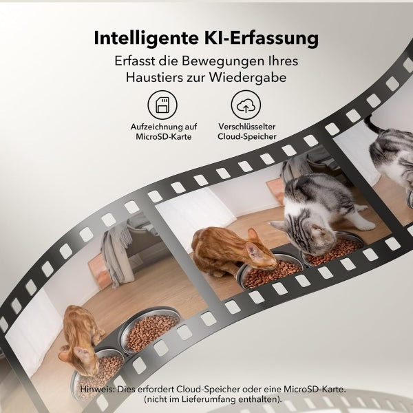 PETLIBRO 5L Automatic Cat Feeder 2 Bowls with 1080P Camera