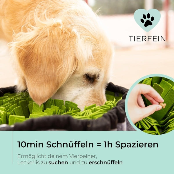 Tierfein Sniffing Rug Dog - Intelligent Dog Toy for Small & Large Dogs