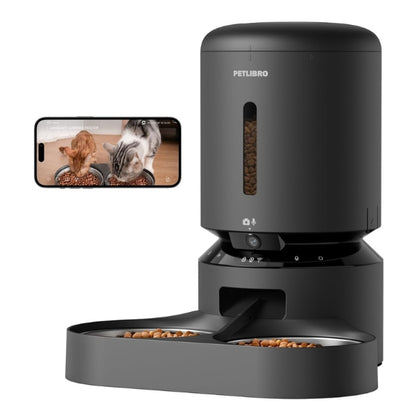 PETLIBRO 5L Automatic Cat Feeder 2 Bowls with 1080P Camera