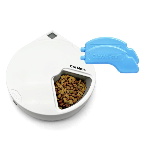 PetMate 80889 Cat Mate C500 Automatic Feeder for 5 Meals